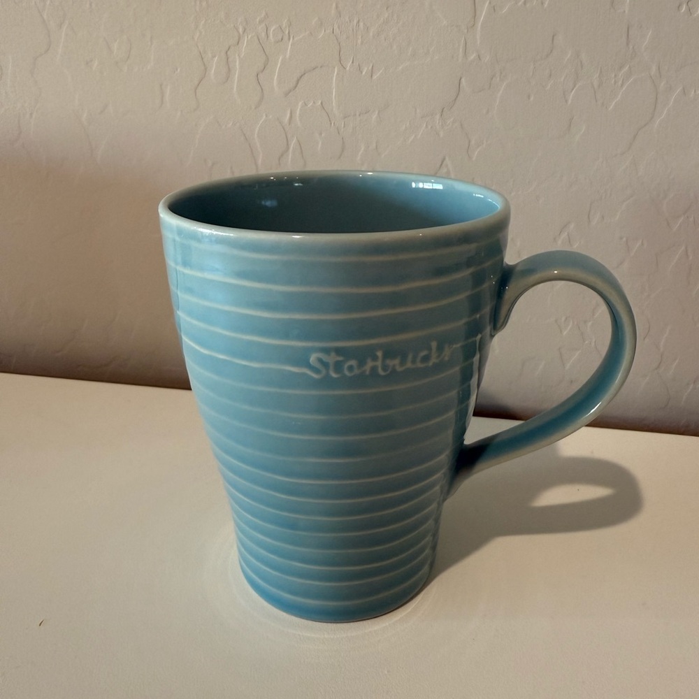Starbucks Coffee 2009 Stockholm Ribbed Striped mug